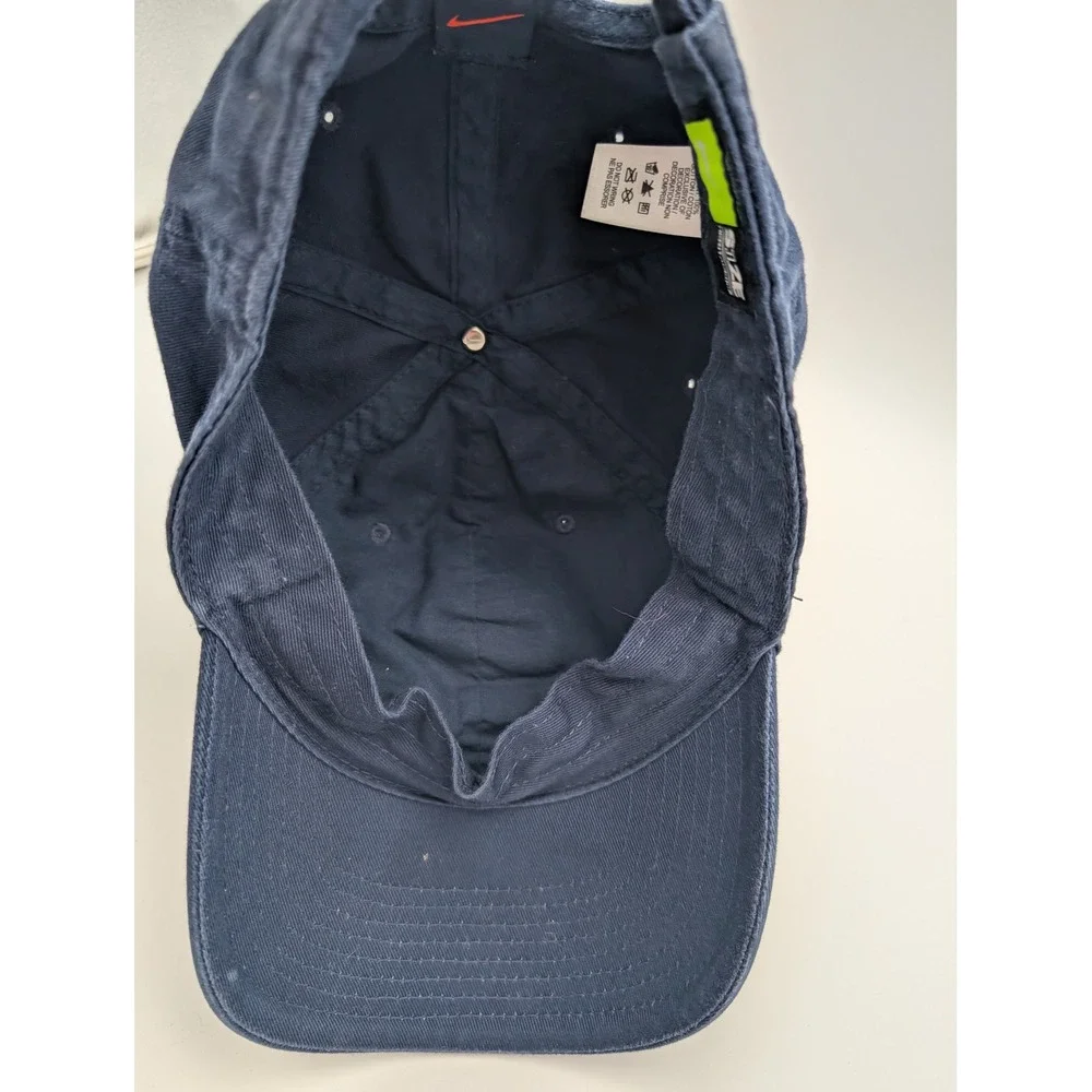 Nike Fighting Illini Navy Blue Heritage 86 Adjustable Hat Embroidered Swoosh Cap